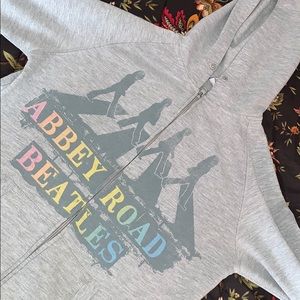 Abbey Road Beatles Zip Up Hoodie